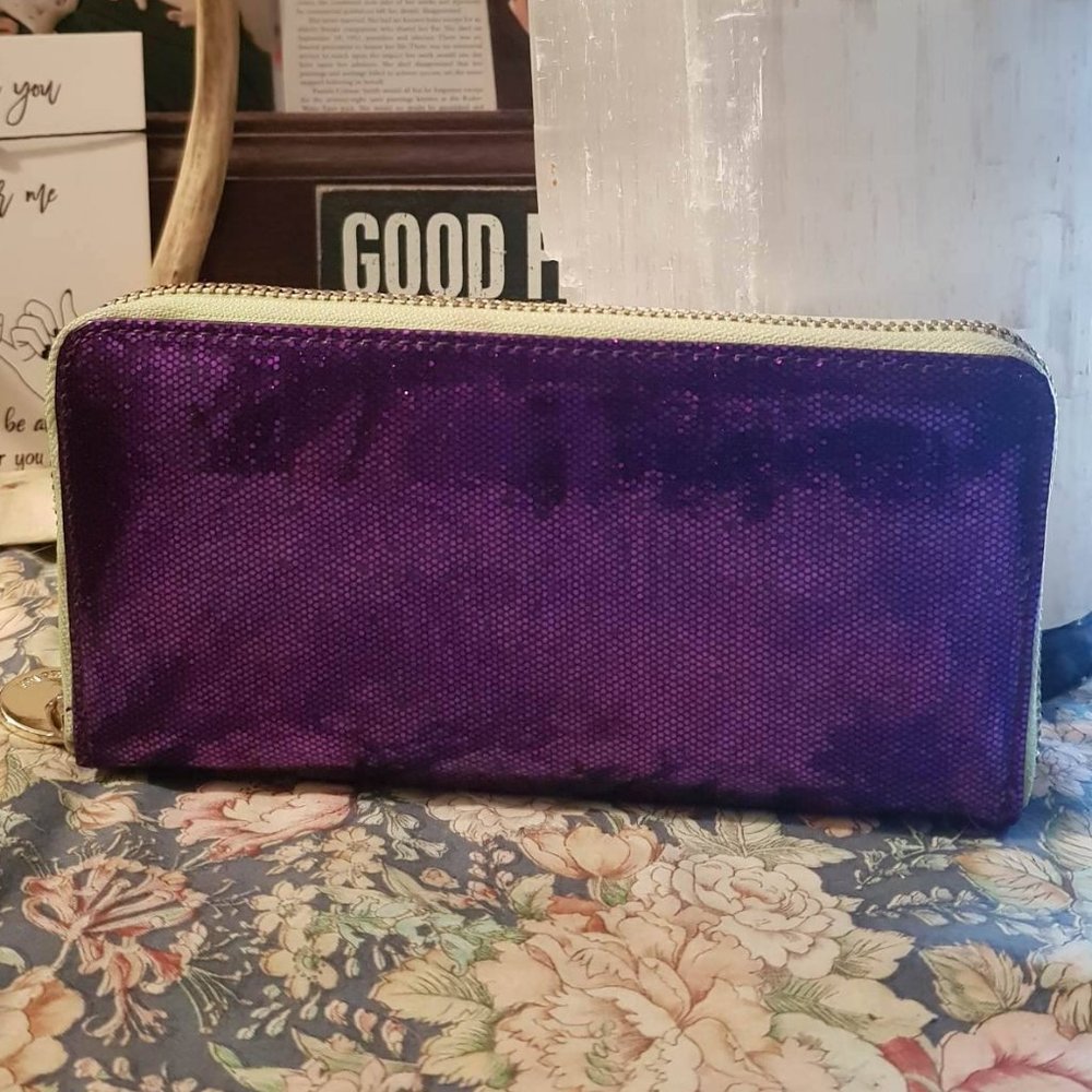 Deux Lux Purple Glitter Wallet